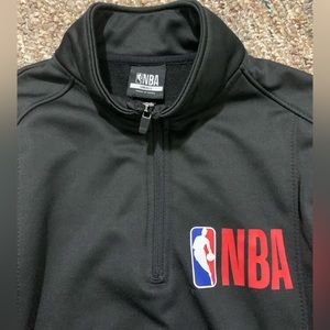 NBA pullover with zipper. Worn but like new